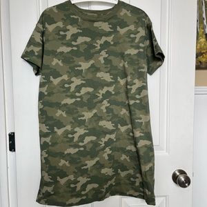 Camo T-Shirt Dress